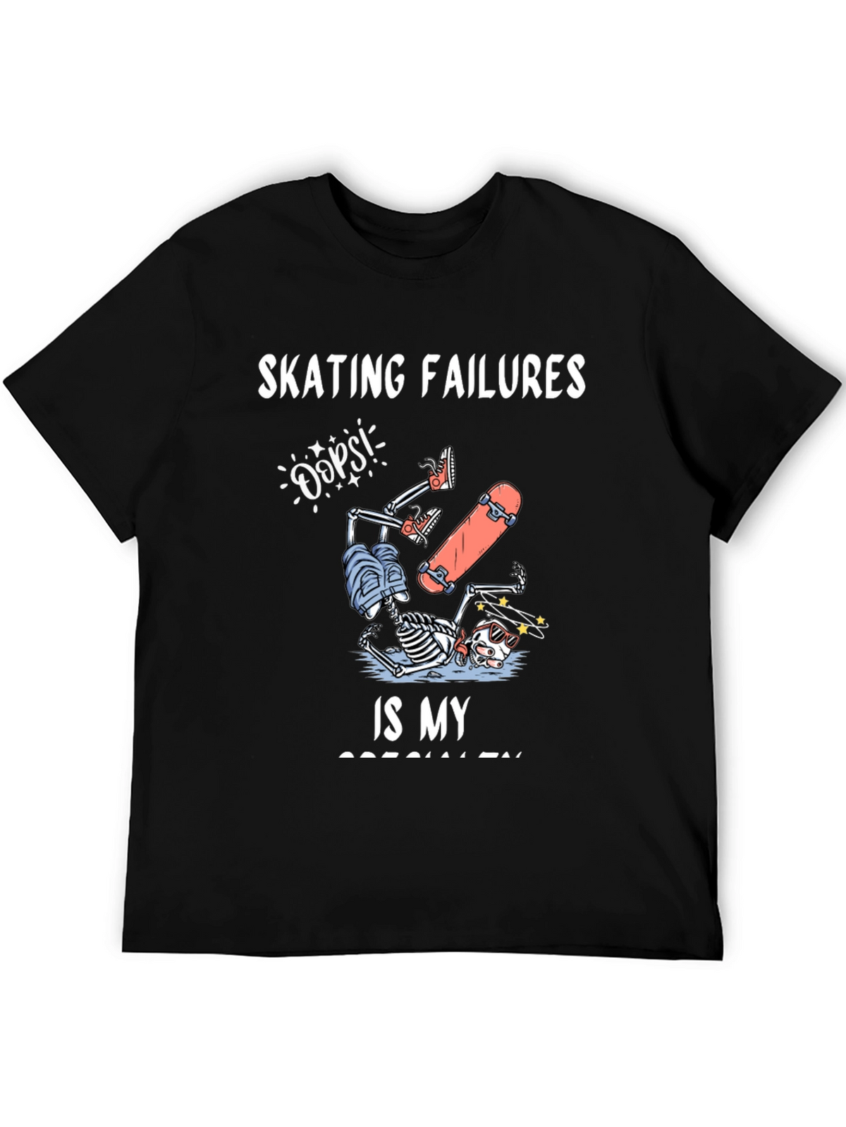 Skating Failures Skeleton Graphic Tee