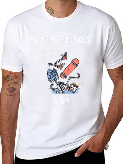 Skating Failures Skeleton Graphic Tee