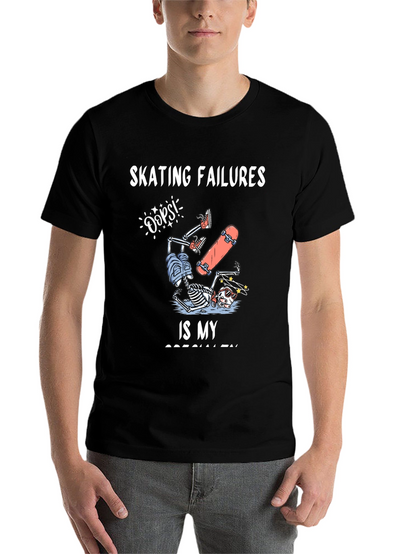 Skating Failures Skeleton Graphic Tee