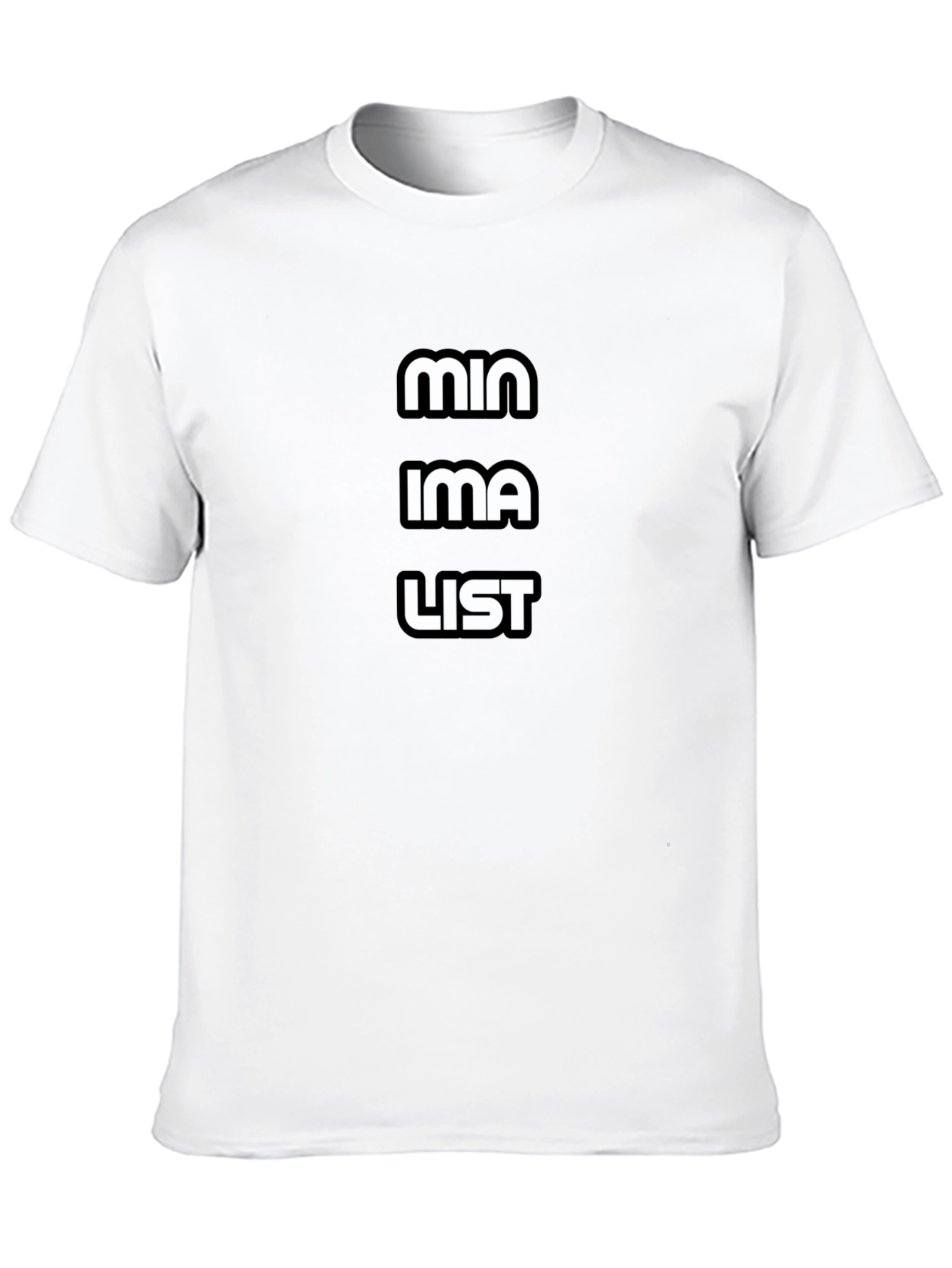 Minimalist Slogan T-Shirt