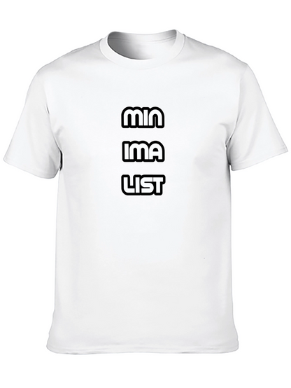 Minimalist Slogan T-Shirt