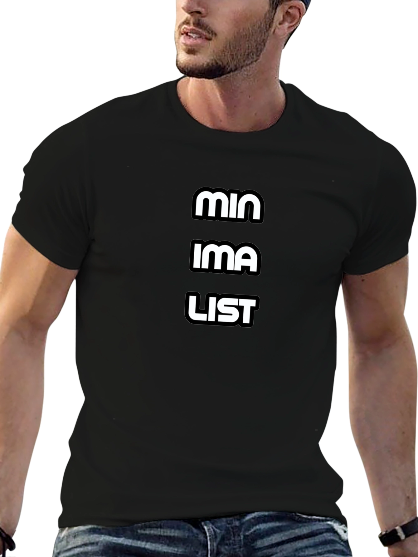 Minimalist Slogan T-Shirt