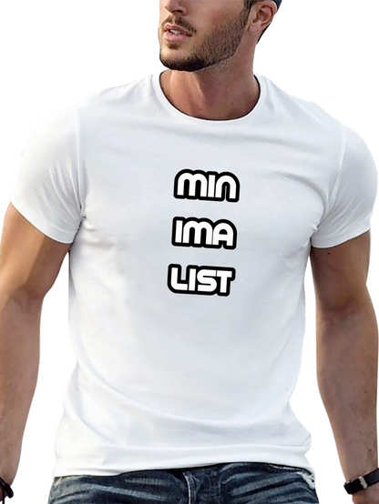 Minimalist Slogan T-Shirt