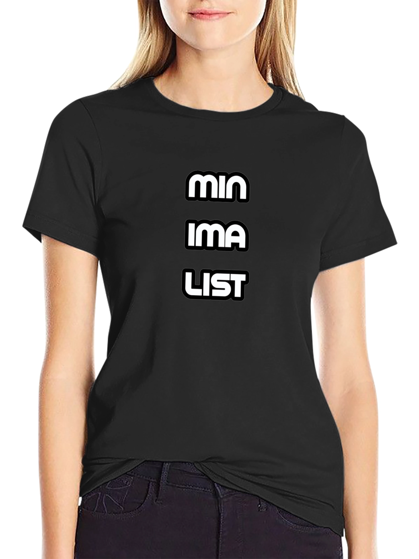 Minimalist Slogan T-Shirt