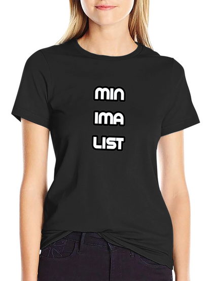Minimalist Slogan T-Shirt