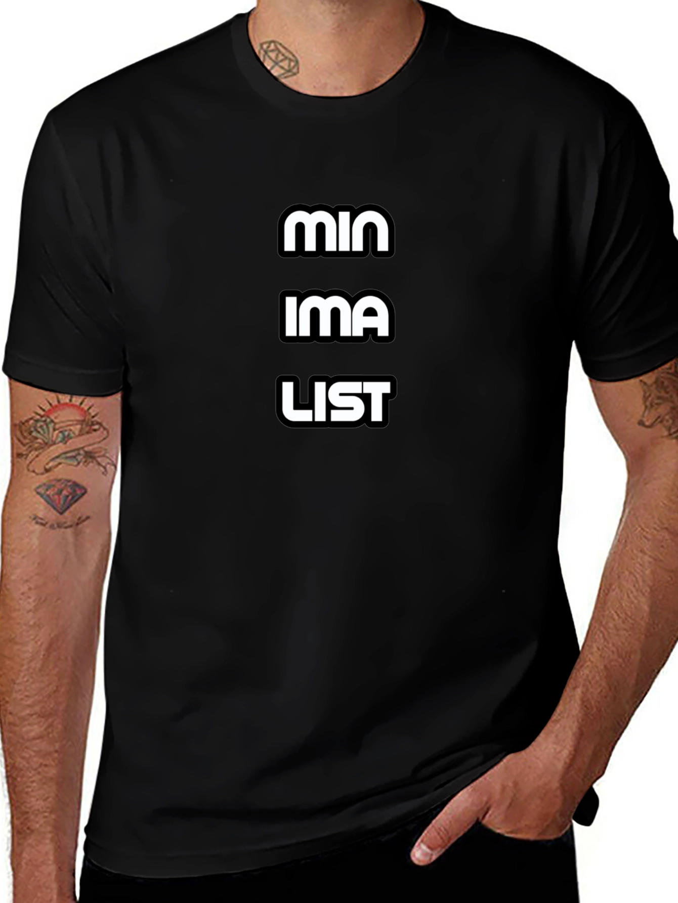 Minimalist Slogan T-Shirt
