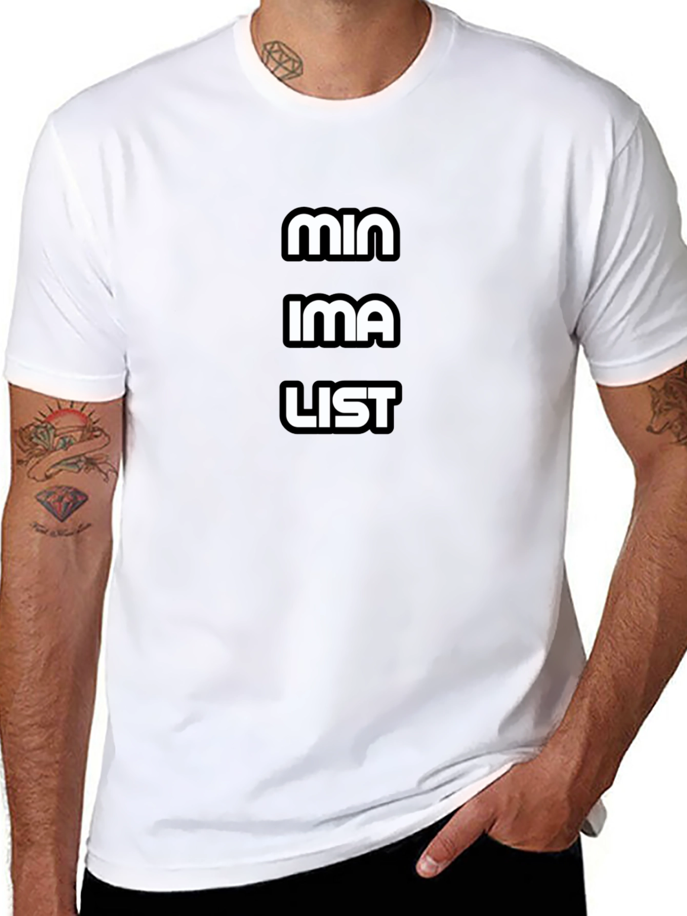 Minimalist Slogan T-Shirt