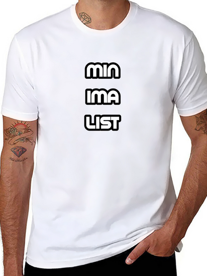 Minimalist Slogan T-Shirt