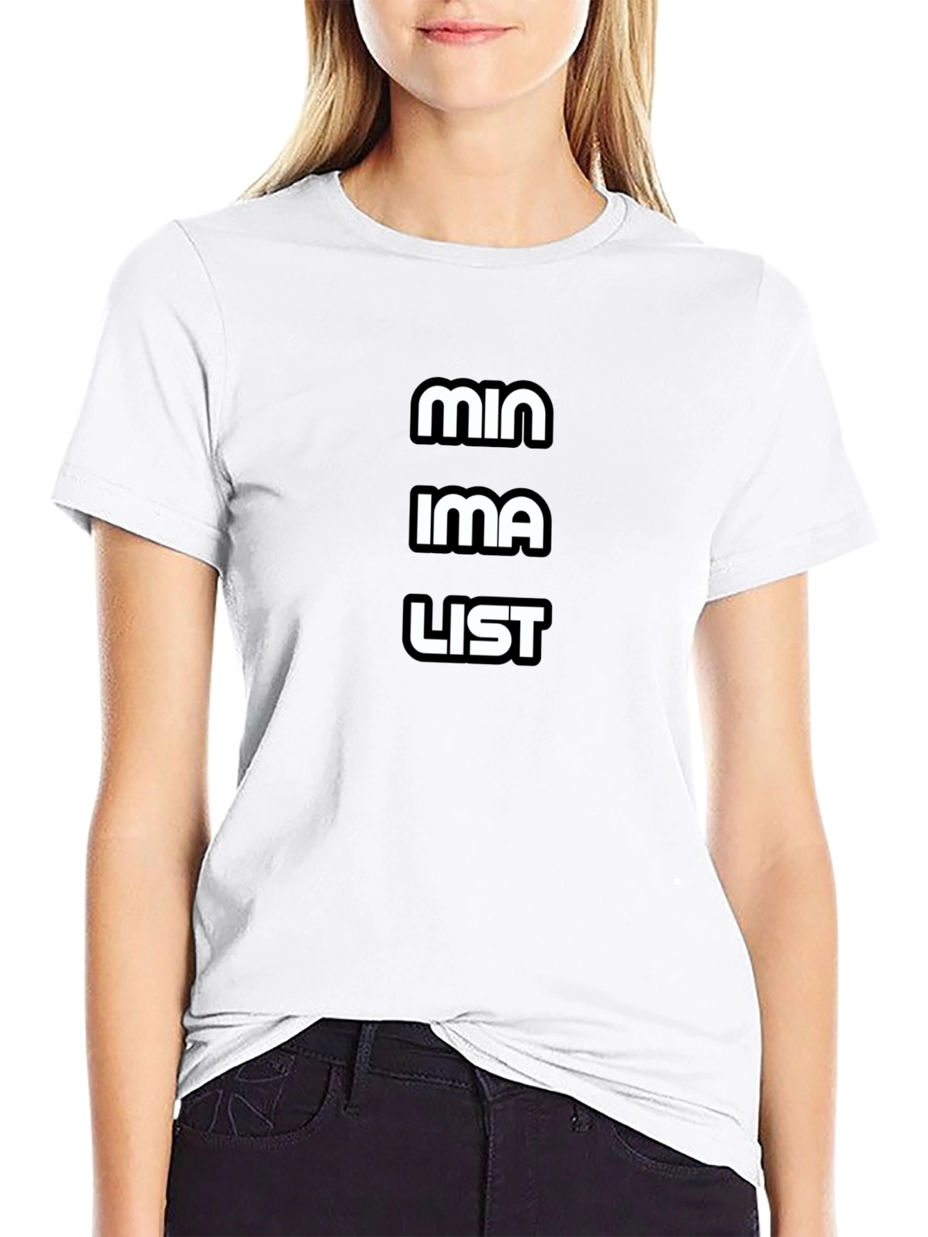 Minimalist Slogan T-Shirt