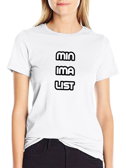 Minimalist Slogan T-Shirt