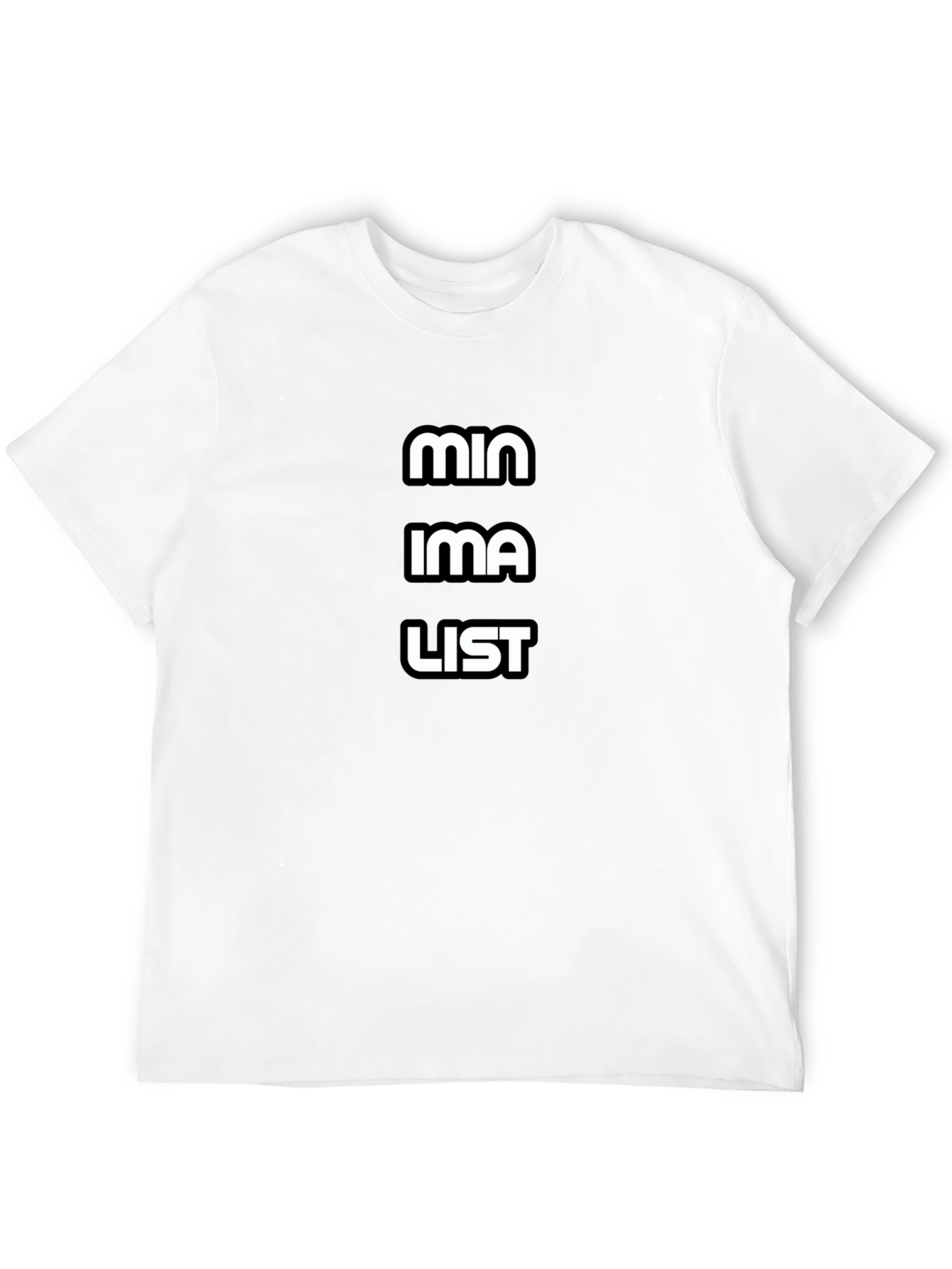 Minimalist Slogan T-Shirt