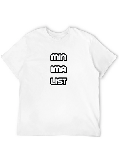 Minimalist Slogan T-Shirt