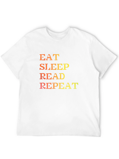 Eat Sleep Read Repeat Graphic T-Shirt