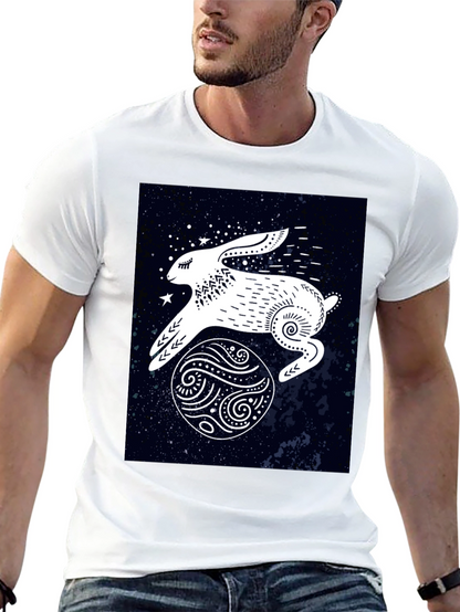 Rabbit in Space Graphic Tee
