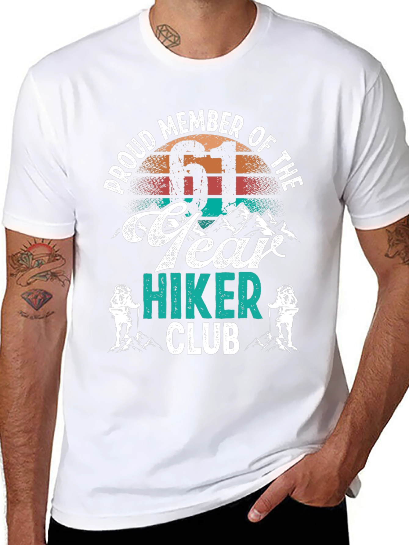 Proud Member 61 Year Hiker Club T-Shirt
