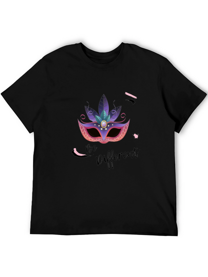 Be Different T-Shirt: Masquerade Mask Graphic Tee