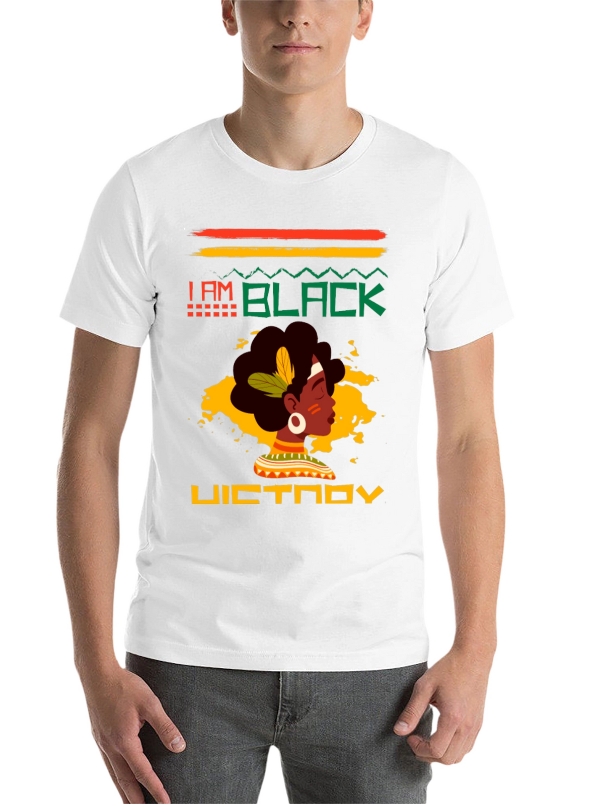 I Am Black Victory Graphic Tee