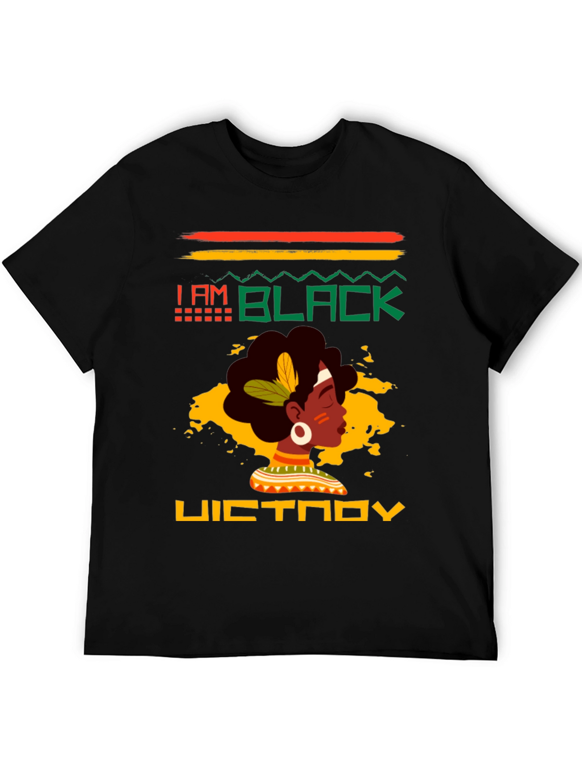 I Am Black Victory Graphic Tee