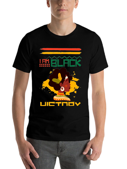 I Am Black Victory Graphic Tee