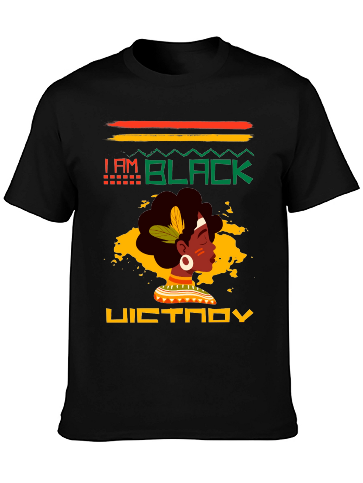 I Am Black Victory Graphic Tee