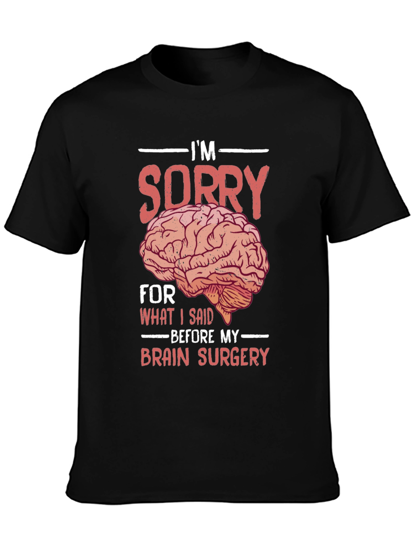 Funny Brain Surgery Graphic T-Shirt