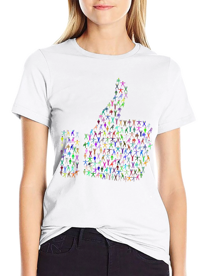 Thumbs Up Graphic T-Shirt