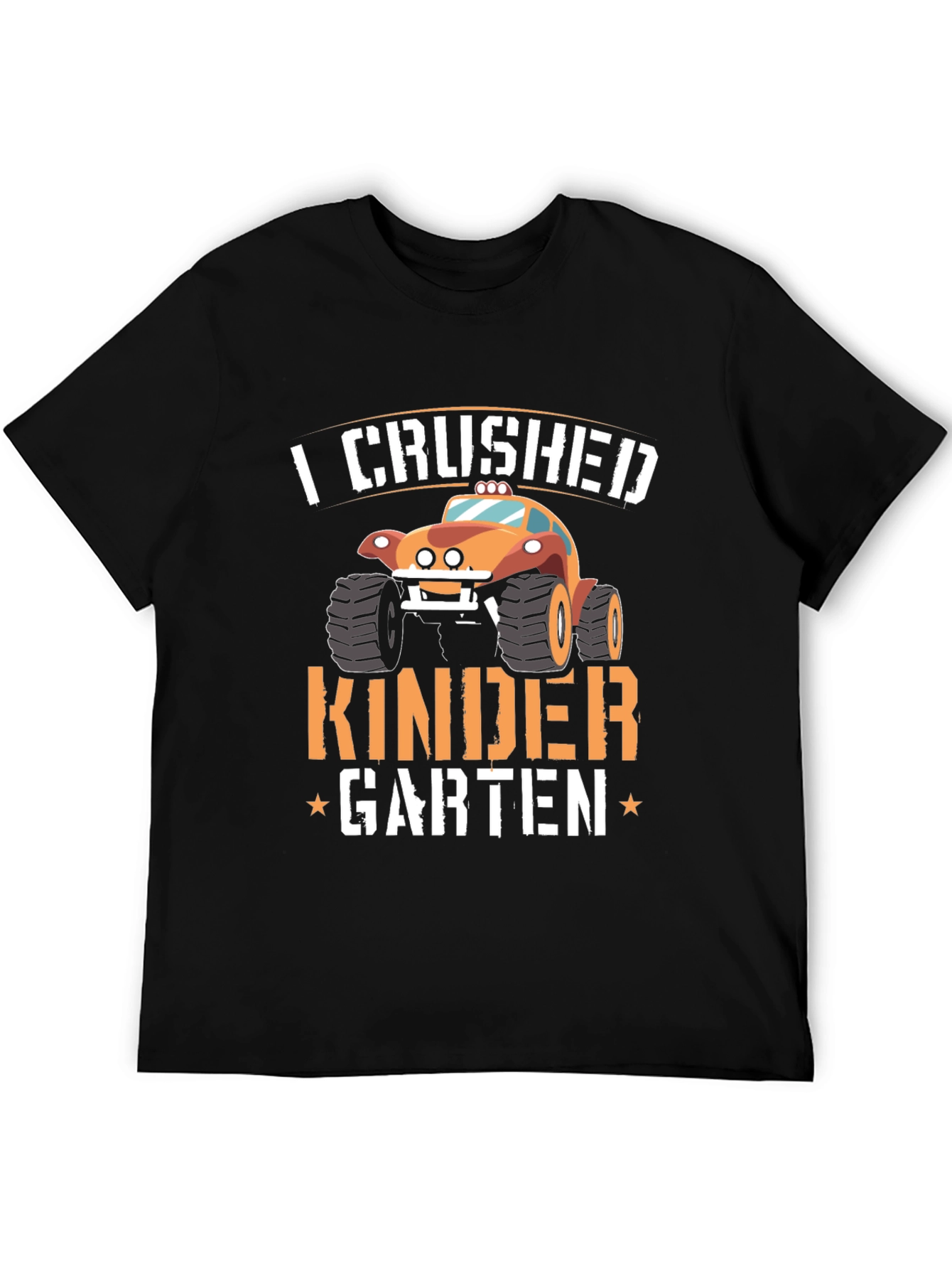 Crushed Kindergarten Monster Truck T-Shirt