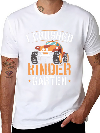 Crushed Kindergarten Monster Truck T-Shirt