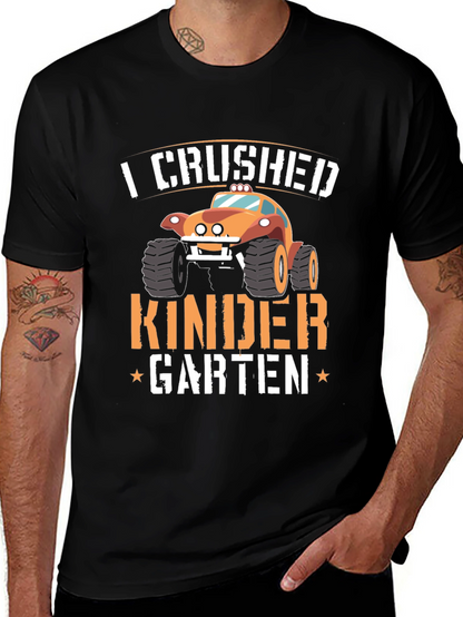 Crushed Kindergarten Monster Truck T-Shirt