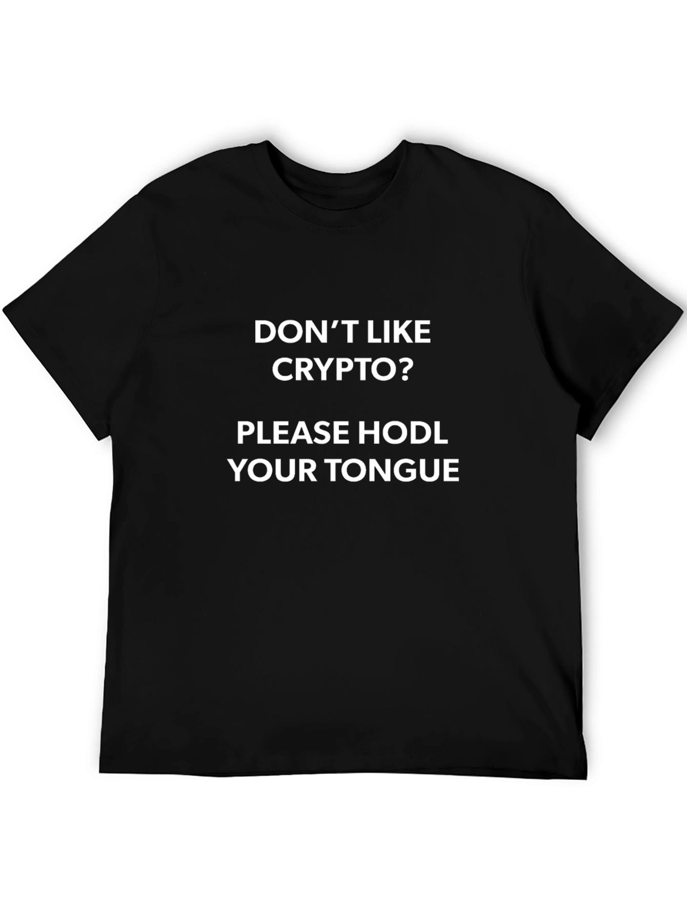 Crypto HODL Tongue Graphic Tee