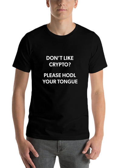 Crypto HODL Tongue Graphic Tee