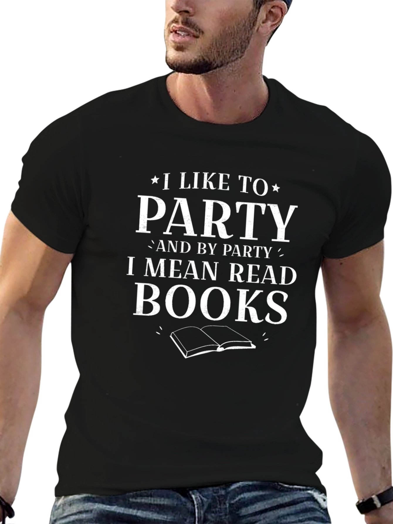 I Like To Party Read Books Graphic Tee