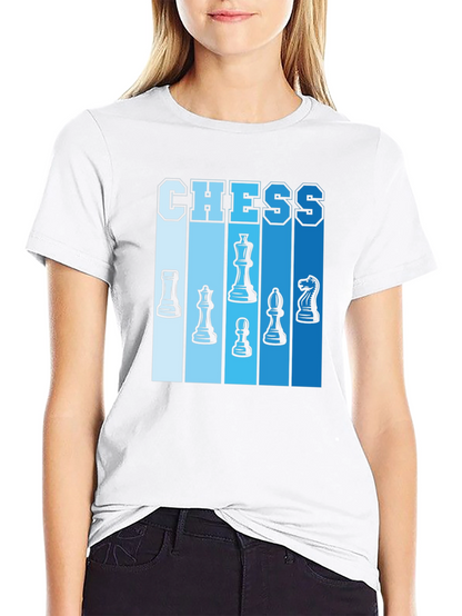 Chess Piece Graphic Tee - Stylish Casual Wear