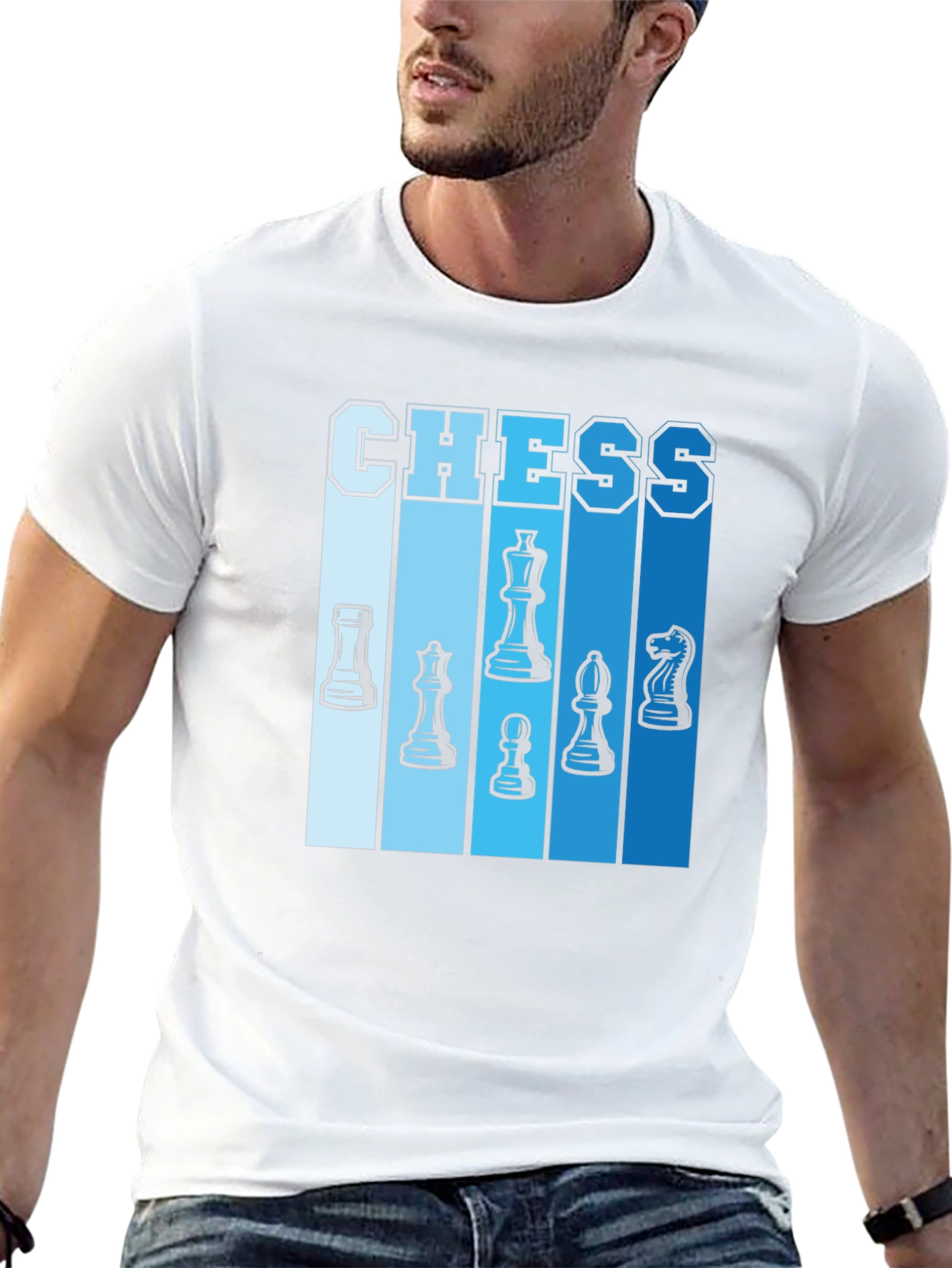 Chess Piece Graphic Tee - Stylish Casual Wear