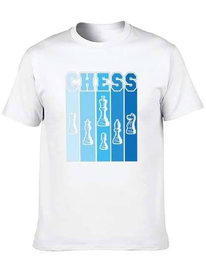 Chess Piece Graphic Tee - Stylish Casual Wear