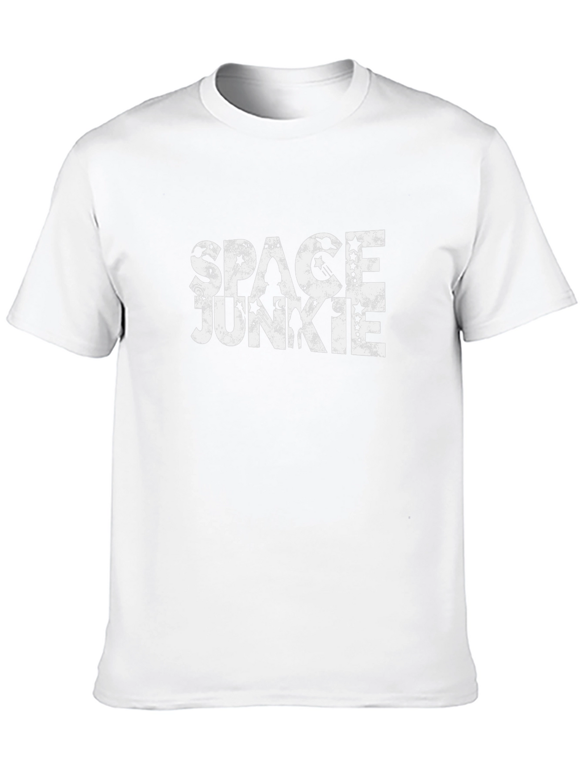 Space Junkie Black T-Shirt - Unique Graphic Tee