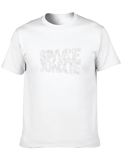 Space Junkie Black T-Shirt - Unique Graphic Tee