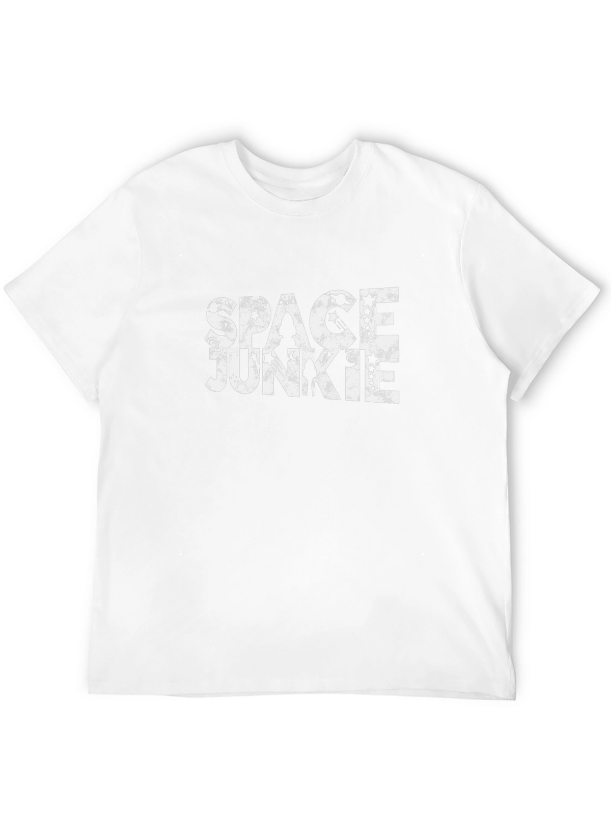 Space Junkie Black T-Shirt - Unique Graphic Tee