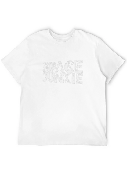 Space Junkie Black T-Shirt - Unique Graphic Tee