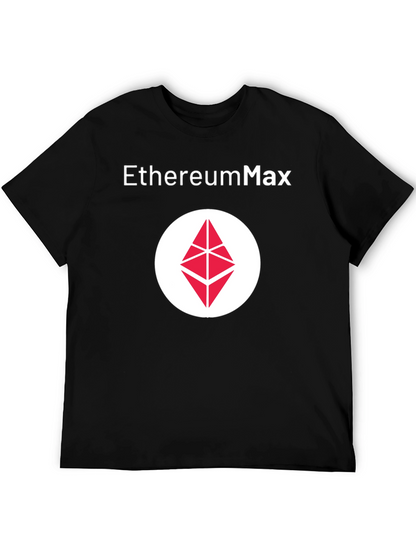 EthereumMax Logo Black T-Shirt
