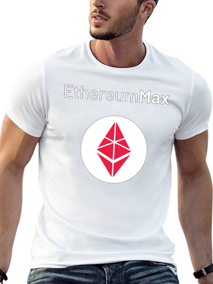 EthereumMax Logo Black T-Shirt