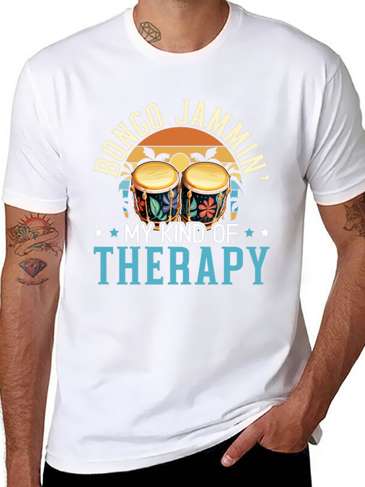 Bongo Jammin Therapy Graphic Tee