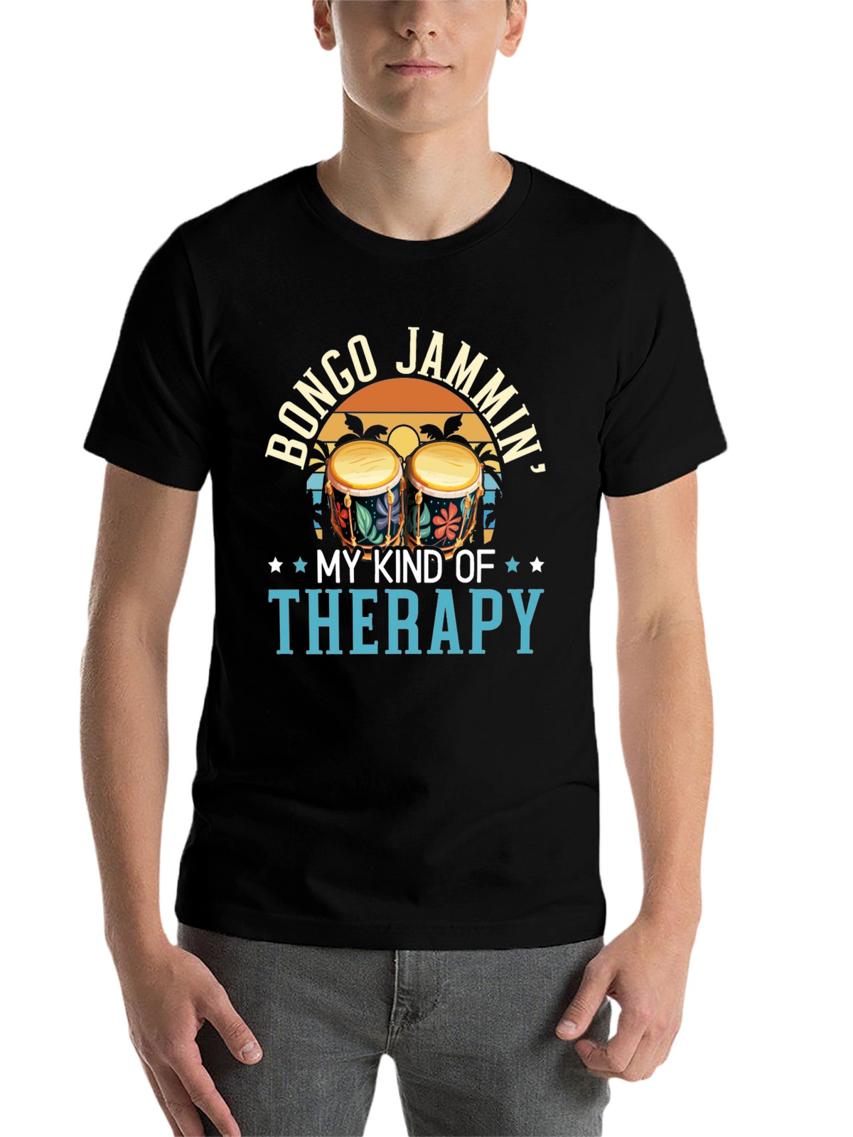 Bongo Jammin Therapy Graphic Tee
