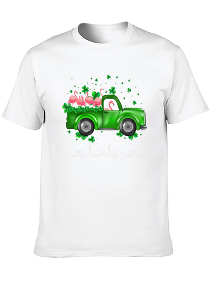 Lucky Flamingo Truck Graphic Tee