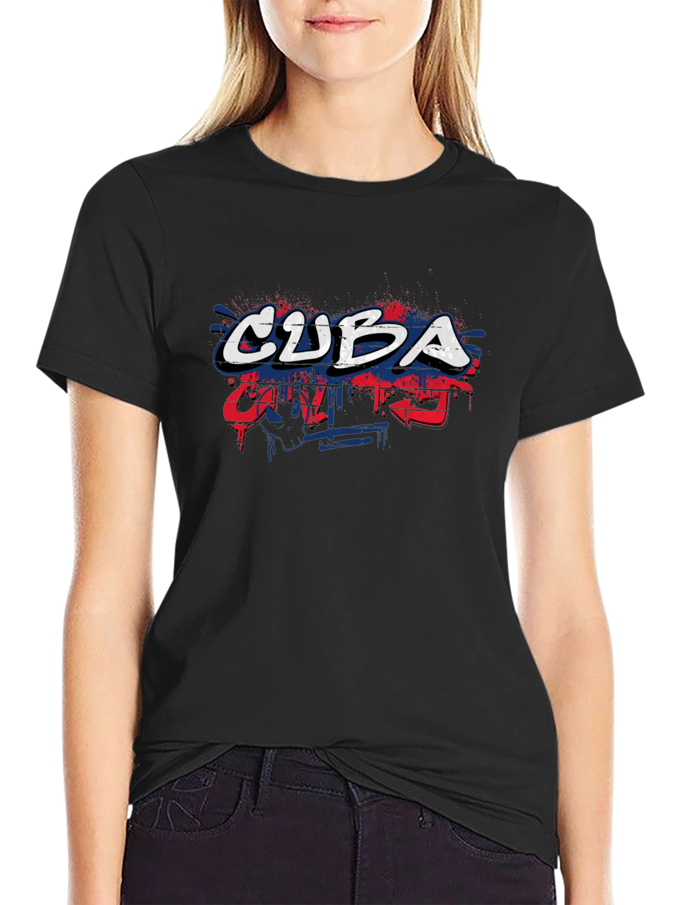 Cuba Graphic T-Shirt Black
