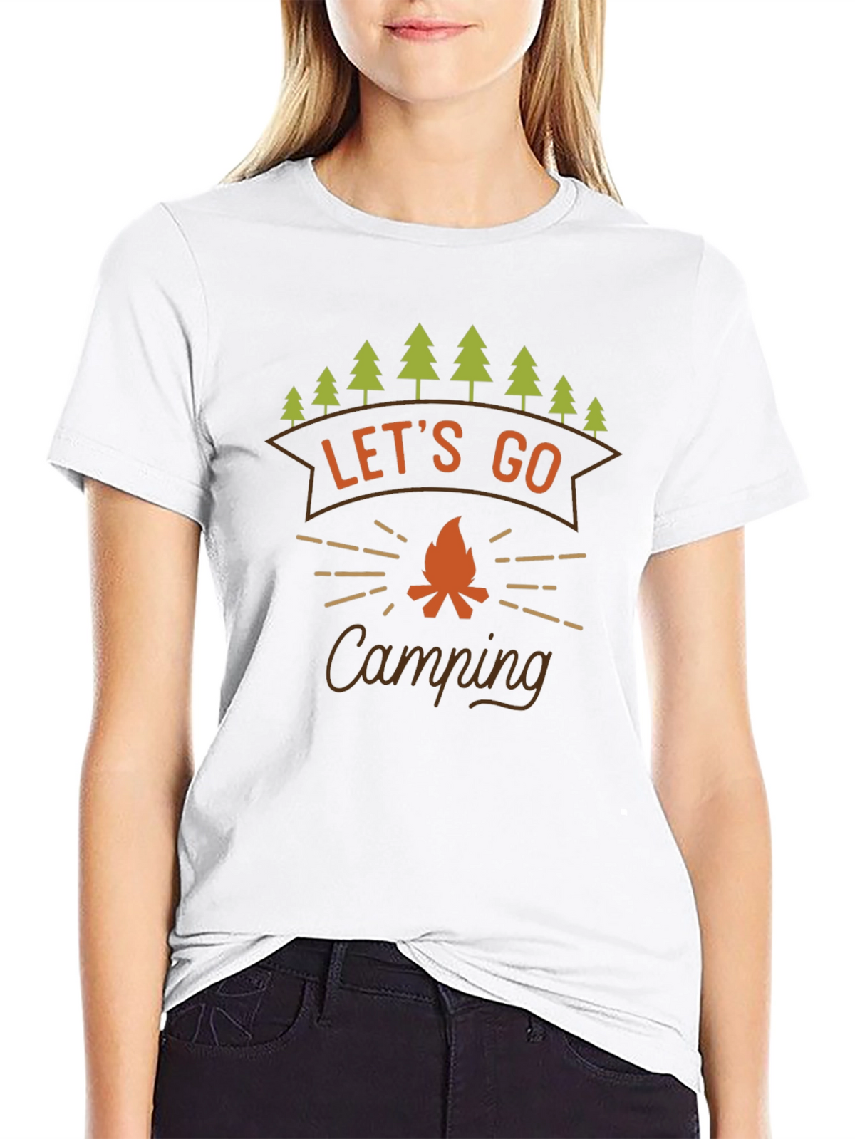 Lets Go Camping Graphic T-Shirt