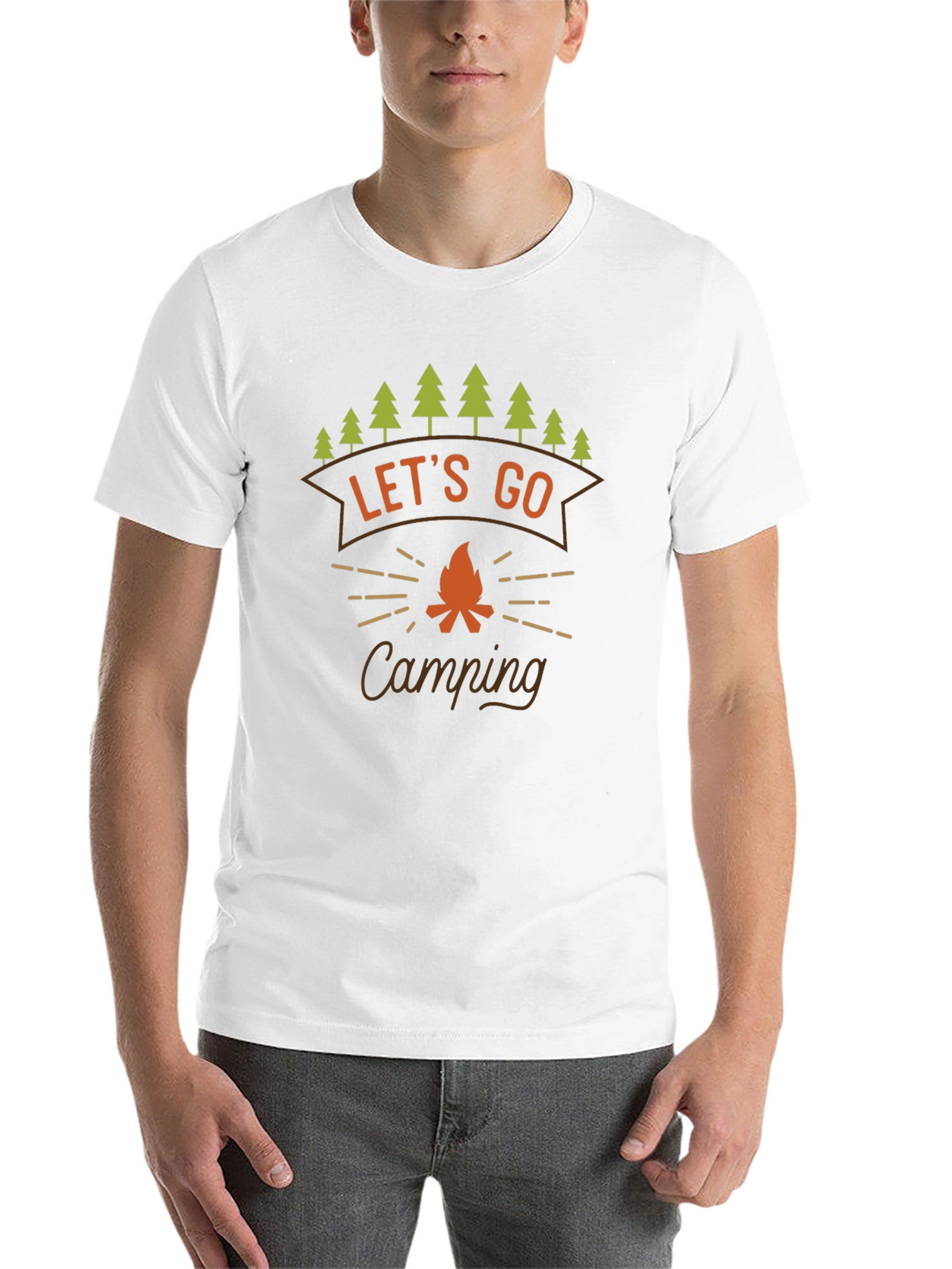 Lets Go Camping Graphic T-Shirt