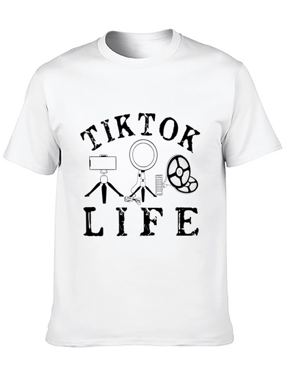 TikTok Life Black T-Shirt