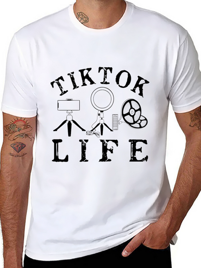TikTok Life Black T-Shirt
