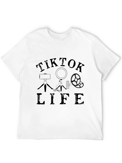 TikTok Life Black T-Shirt